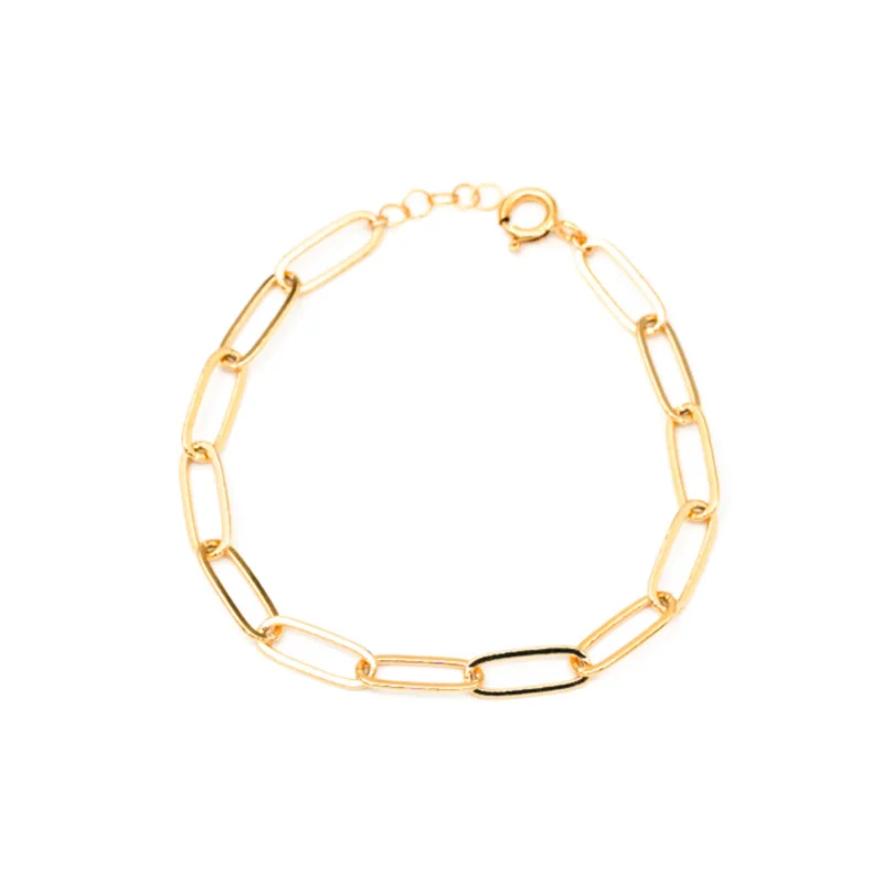 Large Lily Link Bracelet