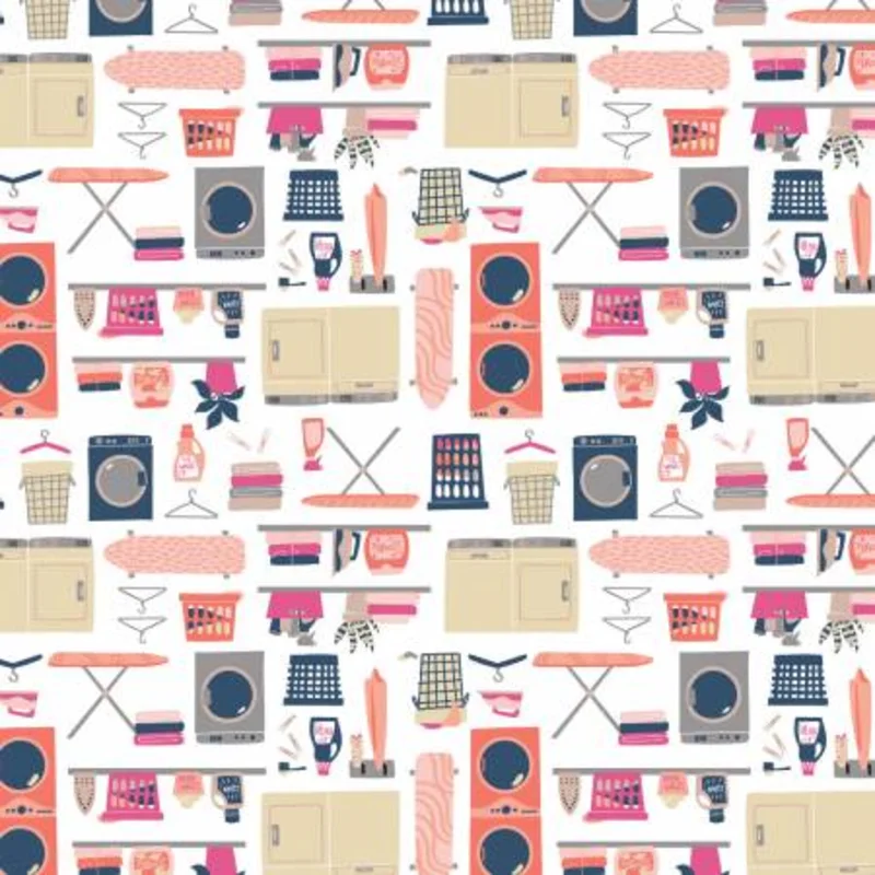 Laundry Day Collection: My Happy Place-multi (1/4 Yard)