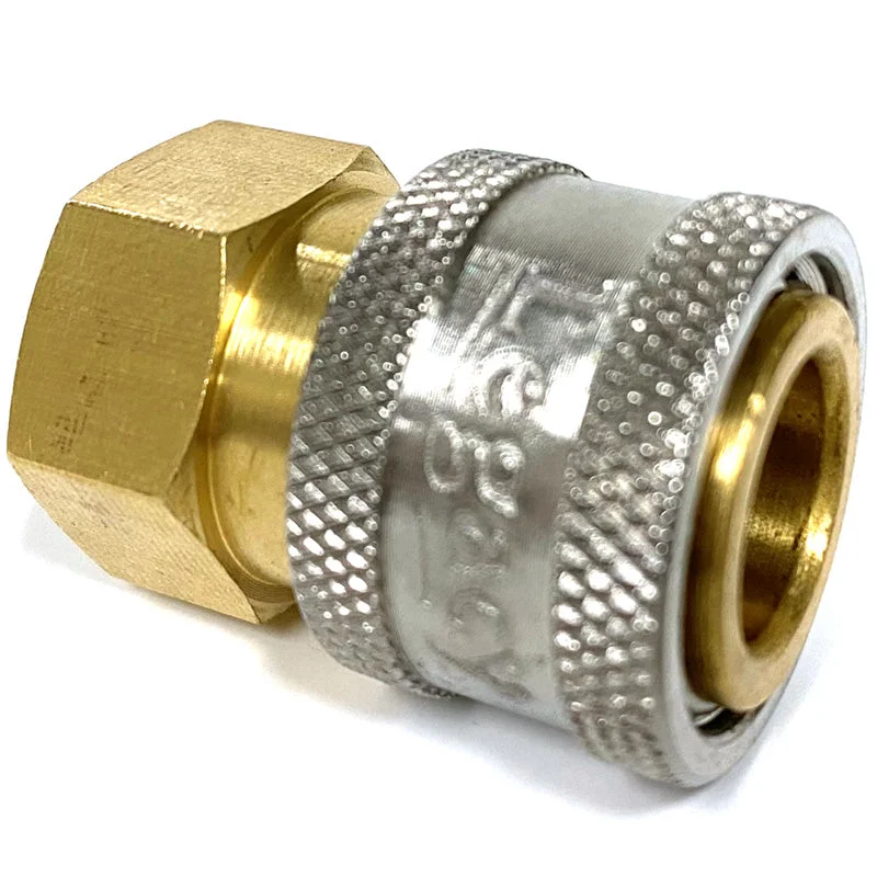 Legacy, Coupler, 3/8", Socket, Female, Brass