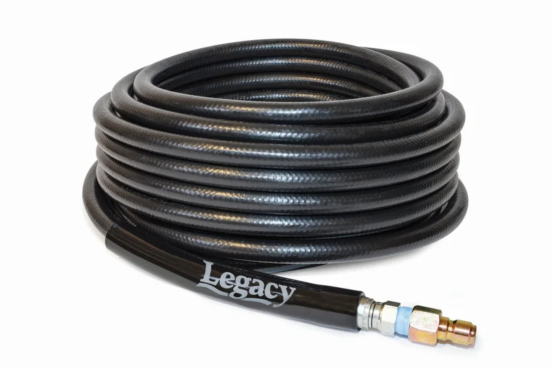 Legacy Swivel Pressure Washer Hoses: 3/8 ID, QC or M22 Ends, Up To 6000 PSI