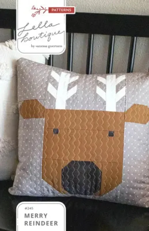 Lella Boutique: MERRY REINDEER Pillow