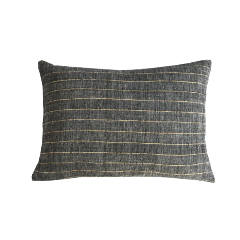 Leul Pillow - Gold, 12" x 18"
