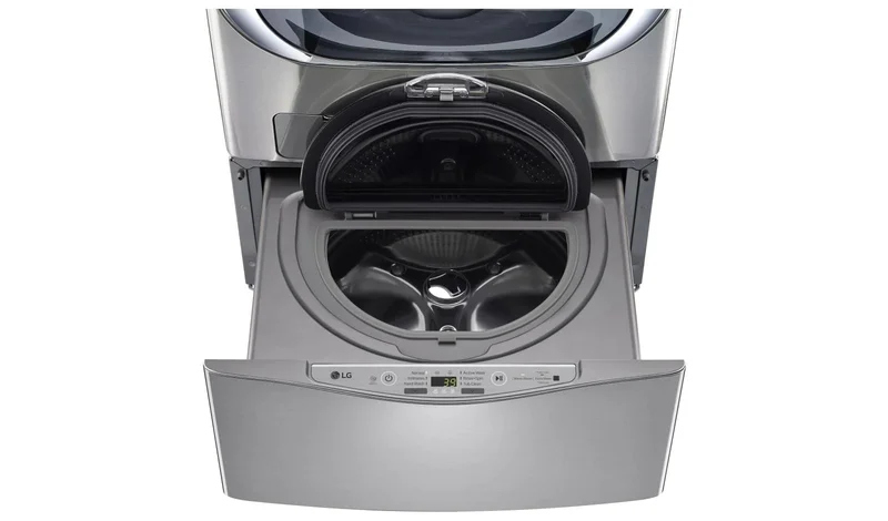 LG - 1.1 cu. Ft  Compact Washer in Stainless - WD200CV Stainless