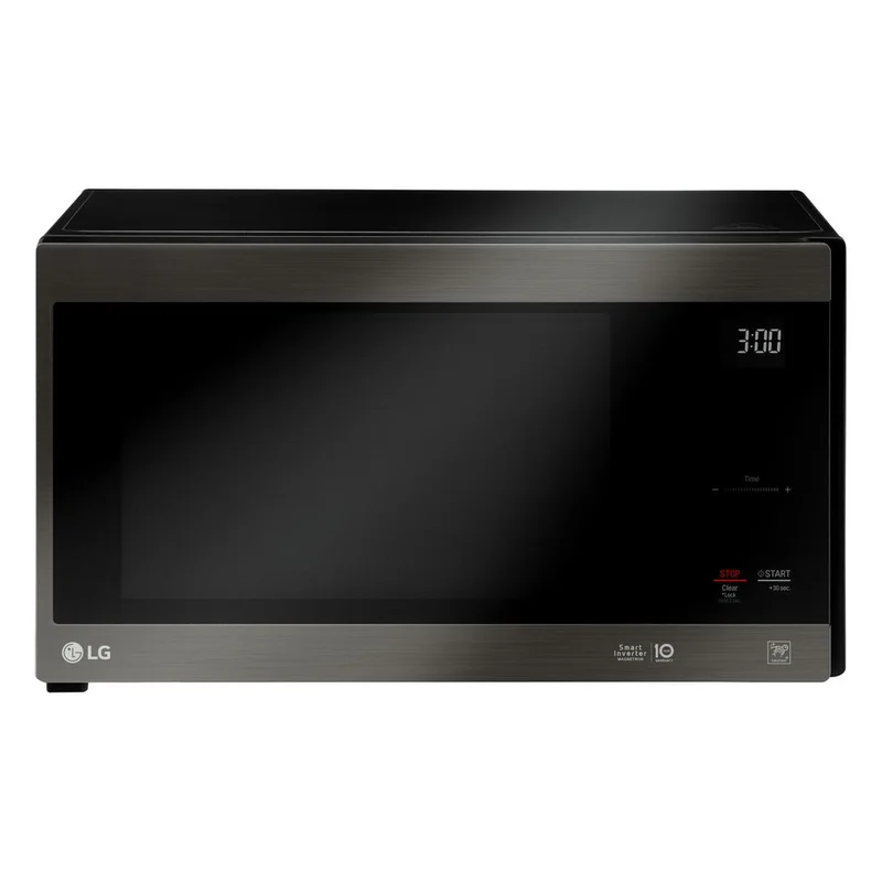 LG - 1.5 cu. Ft  Counter top Microwave in Black Stainless - LMC1575BD Black Stainless
