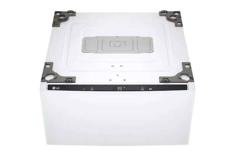 LG - 1 cu. Ft  Compact Washer in White - WD300CW White