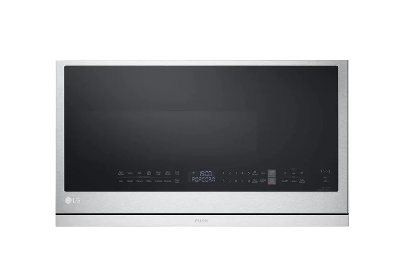 LG - 2.1 cu. Ft Over the range Microwave in Stainless - MVEL2137F Stainless