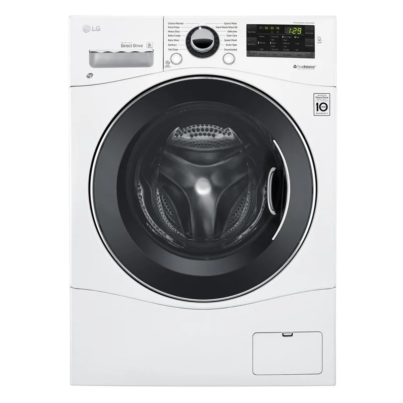 LG - 2.6 cu. Ft Compact Washer in White - WM1388HW White