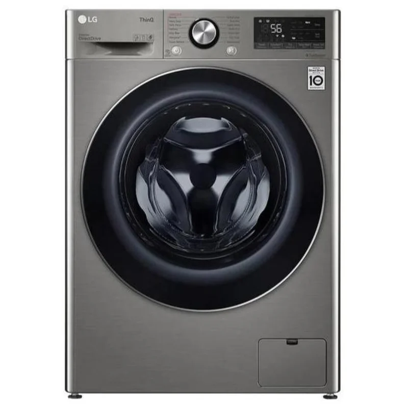 LG - 2.6 cu. Ft  Front Load All-In-One Washer/Dryer Graphite Steel - WM3555HVA Graphite