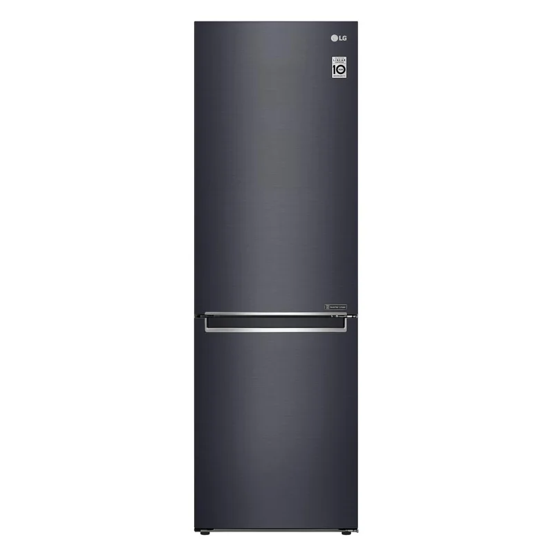LG - 23.4 Inch 11.9 cu. ft Bottom Mount Refrigerator in Black - LBNC12241P Black