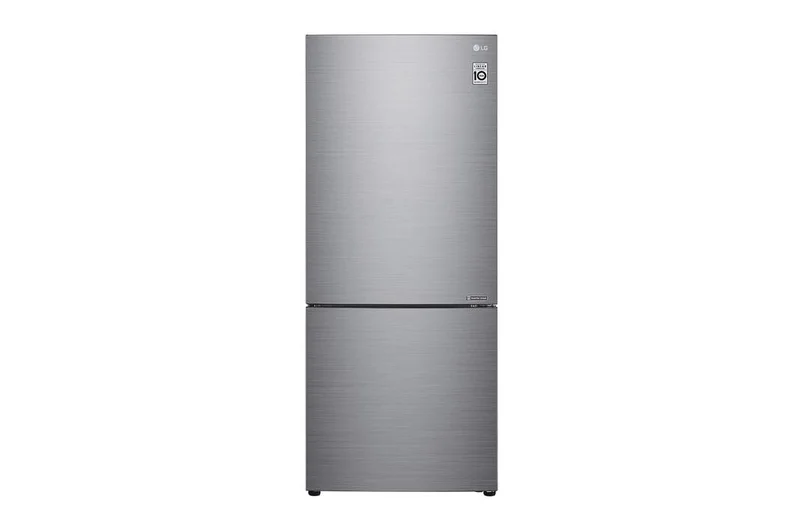 LG - 27.375 Inch 14.7 cu. ft Bottom Mount Refrigerator in Silver - LBNC15251V SILVER