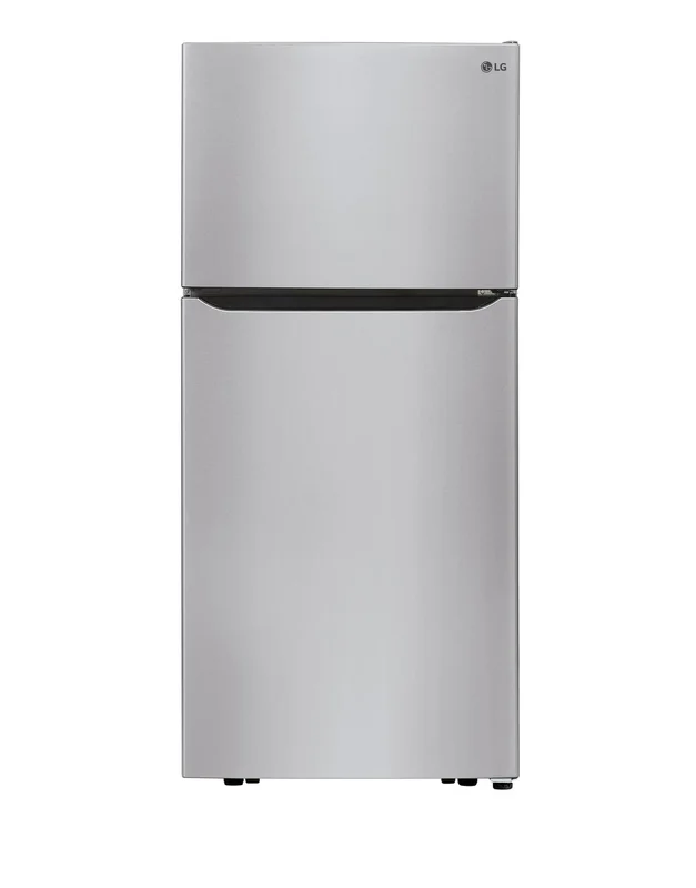 LG - 29.8 Inch 20.2 cu. ft Top Mount Refrigerator in Stainless - LTCS20020S Stainless
