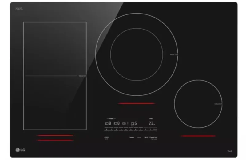 LG - 30 Inch Electric Cooktop in Black - CBEW3017BE Black