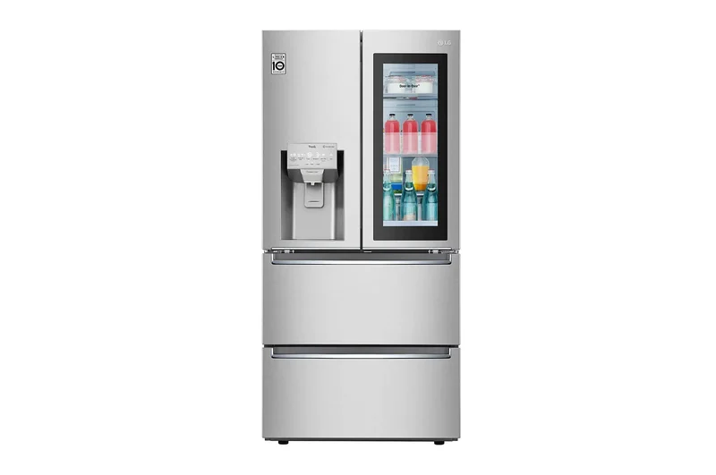 LG - 32.875 Inch 18.3 cu. ft French Door Refrigerator in Stainless - LRMVC1803S Stainless