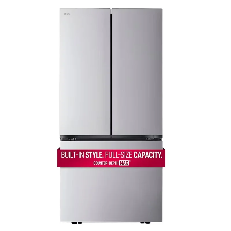 LG - 32.9 Inch 21 cu. ft French Door Refrigerator in Stainless - LF21C6200S Stainless