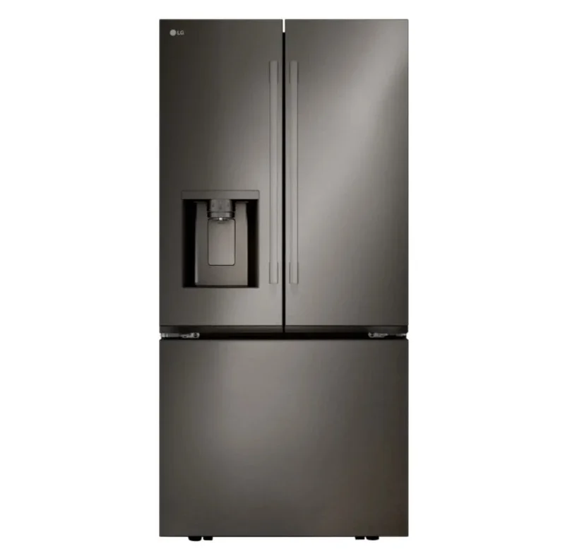 LG - 33 Inch 24.5 cu. ft French Door Refrigerator in Black Stainless - LF25H6330D None