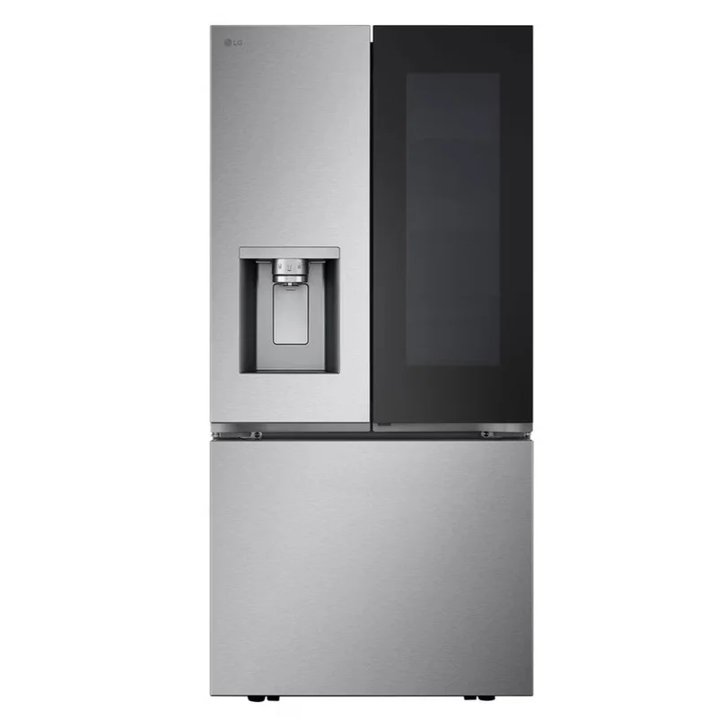 LG - 33 Inch 24.5 cu. ft French Door Refrigerator in Stainless - LF25S6560S Stainless