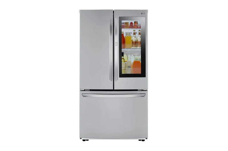 LG - 35.75 Inch 22.8 cu. ft French Door Refrigerator in Stainless - LFCC23596S Stainless