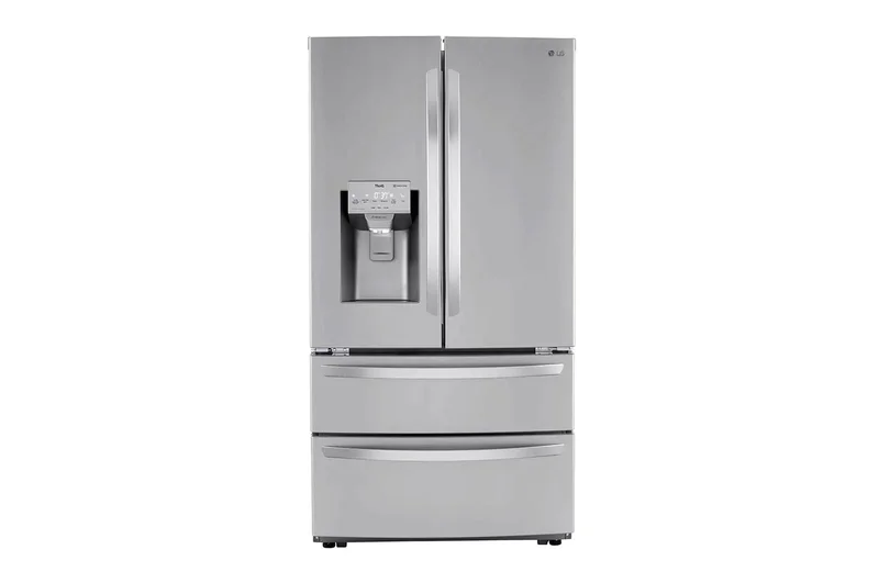 LG - 35.75 Inch 22 cu. ft French Door Refrigerator in Stainless - LRMXC2206S Stainless
