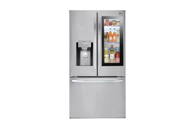 LG - 35.75 Inch 27.5 cu. ft French Door Refrigerator in Stainless - LFXS28596S Stainless