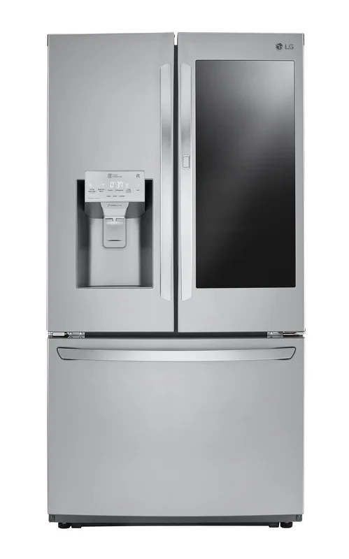 LG - 35.8 Inch 21.9 cu. ft French Door Refrigerator in Stainless - LFXC22596S STAINLESS STEEL