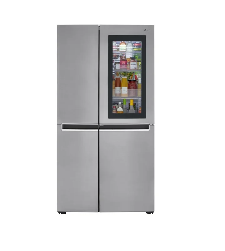 LG - 35.8 Inch 26.8 cu. ft Side by Side Refrigerator in Stainless - LRSES2706V Stainless