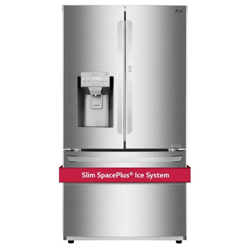 LG - 35.8 Inch 27.7 cu. ft French Door Refrigerator in Stainless - LFXS28566S Stainless