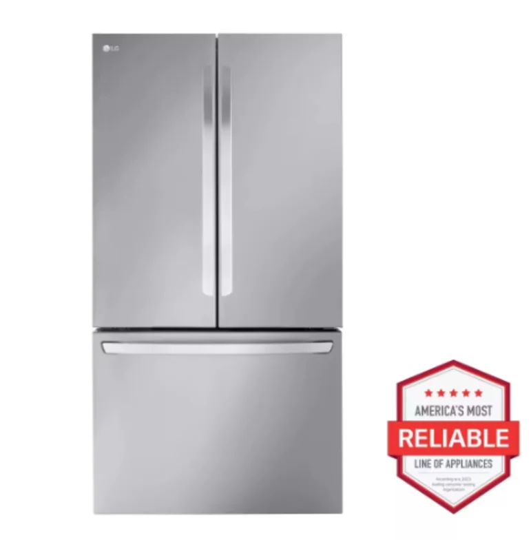 LG - 36 Inch 32 cu. ft French Door Refrigerator in Stainless - LRFLS3206S Stainless
