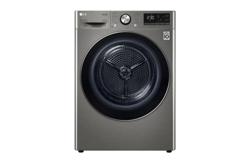 LG - 4.2 cu. Ft Electric Dryer in Grey - DLHC1455P Grey