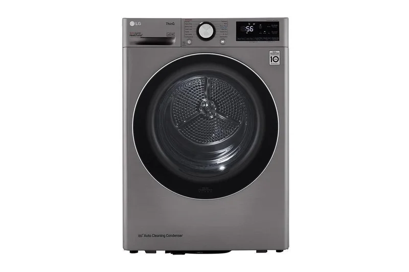 LG - 4.2 cu. Ft Electric Dryer in Grey - DLHC1455V Grey