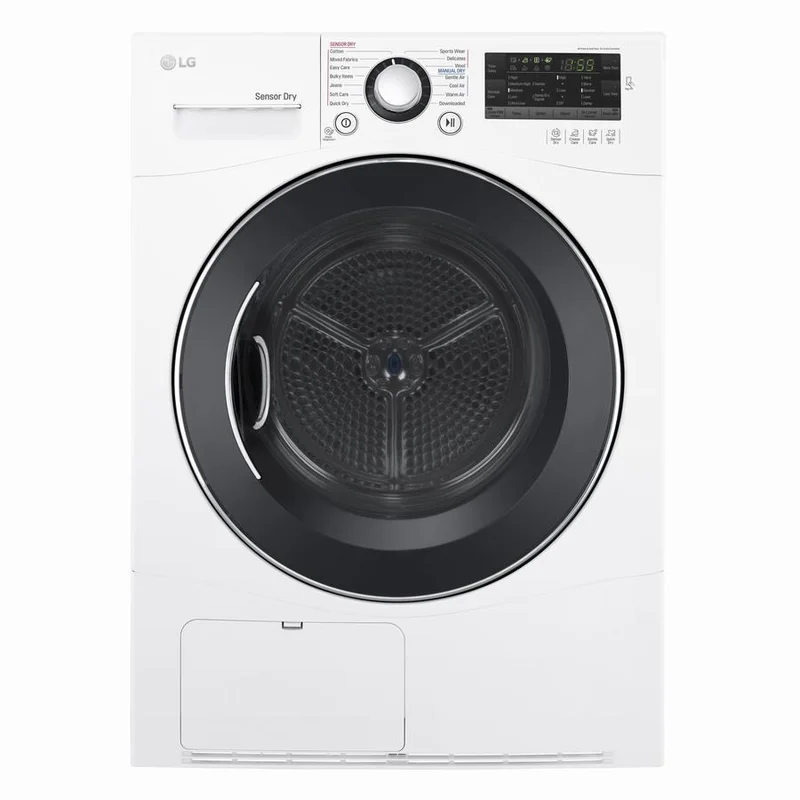 LG - 4.2 cu. Ft Electric Dryer in White - DLEC888W White