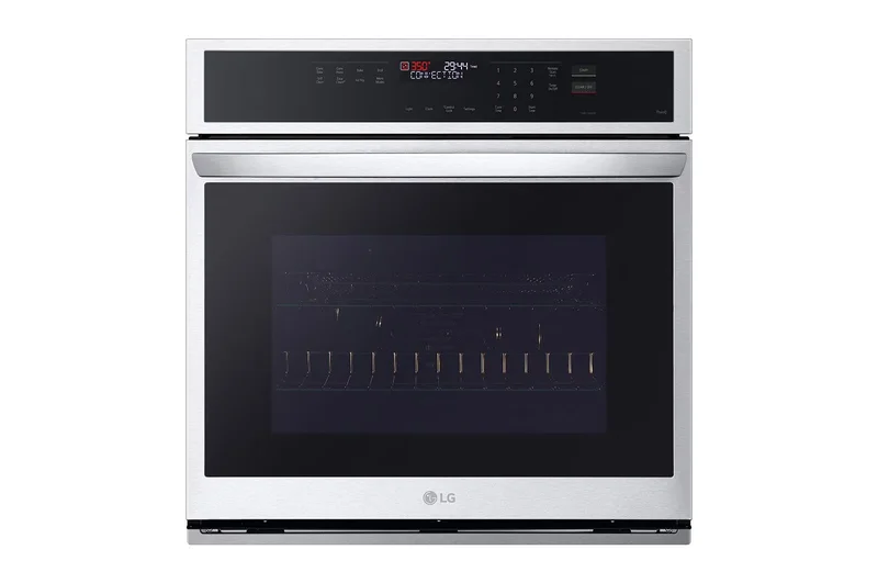 LG - 4.7 cu. ft Single Wall Oven in Stainless - WSEP4723F Stainless