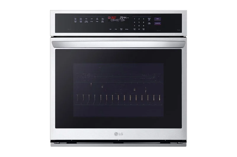 LG - 4.7 cu. ft Single Wall Oven in Stainless - WSEP4727F Stainless