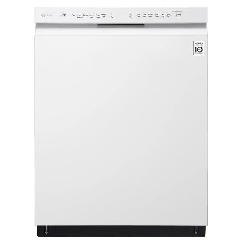 LG - 48 dBA Built In Dishwasher in White - LDF5545WW White