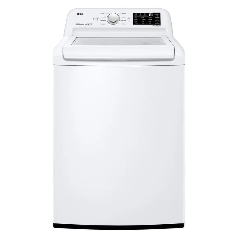 LG - 5.2 cu. Ft Top Load Washer in White - WT7100CW White