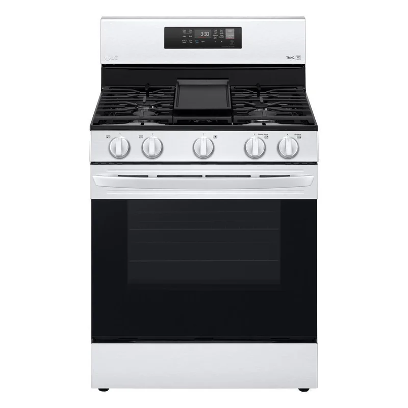 LG - 5.8 cu. ft Gas Range in Stainless - LRGL5823S Stainless