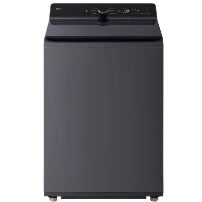 LG - 6.1 cu. Ft Top Load Washer in Black - WT8405CB Black