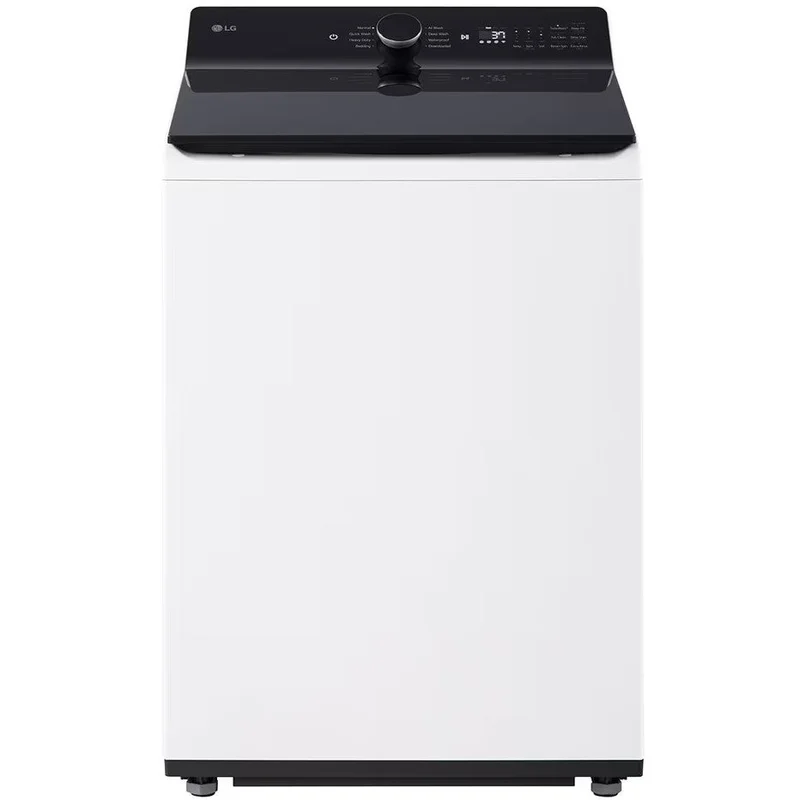 LG - 6.1 cu. Ft Top Load Washer in White - WT8405CW White