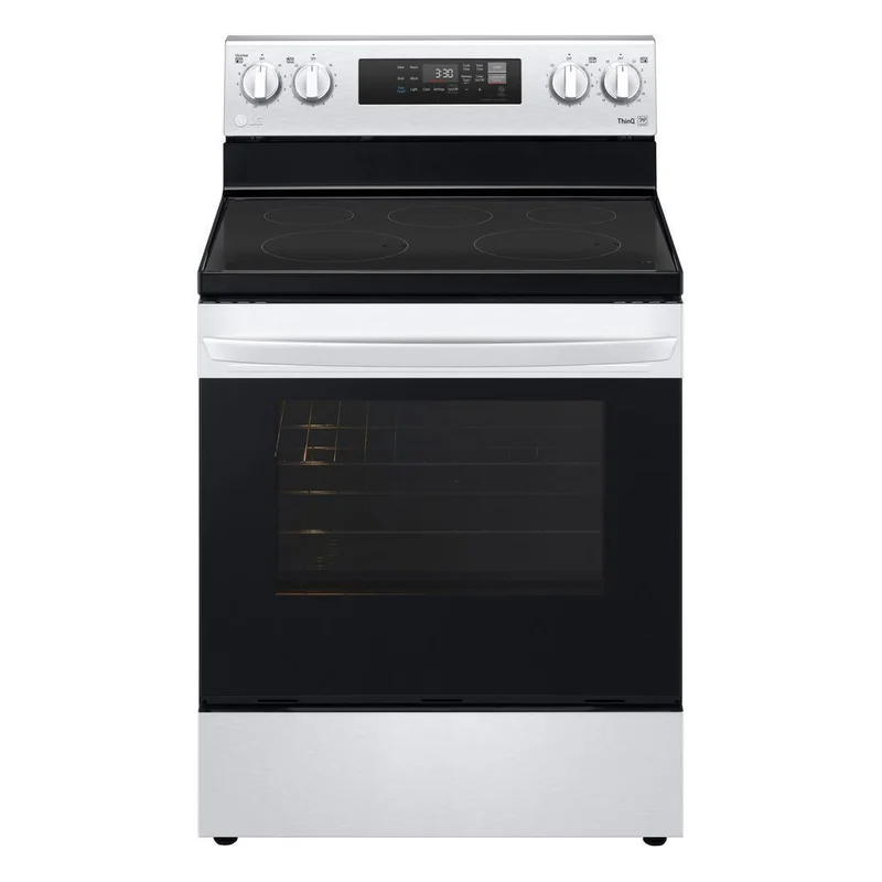 LG - 6.3 cu. ft Electric Range in Stainless - LREL6321S Stainless