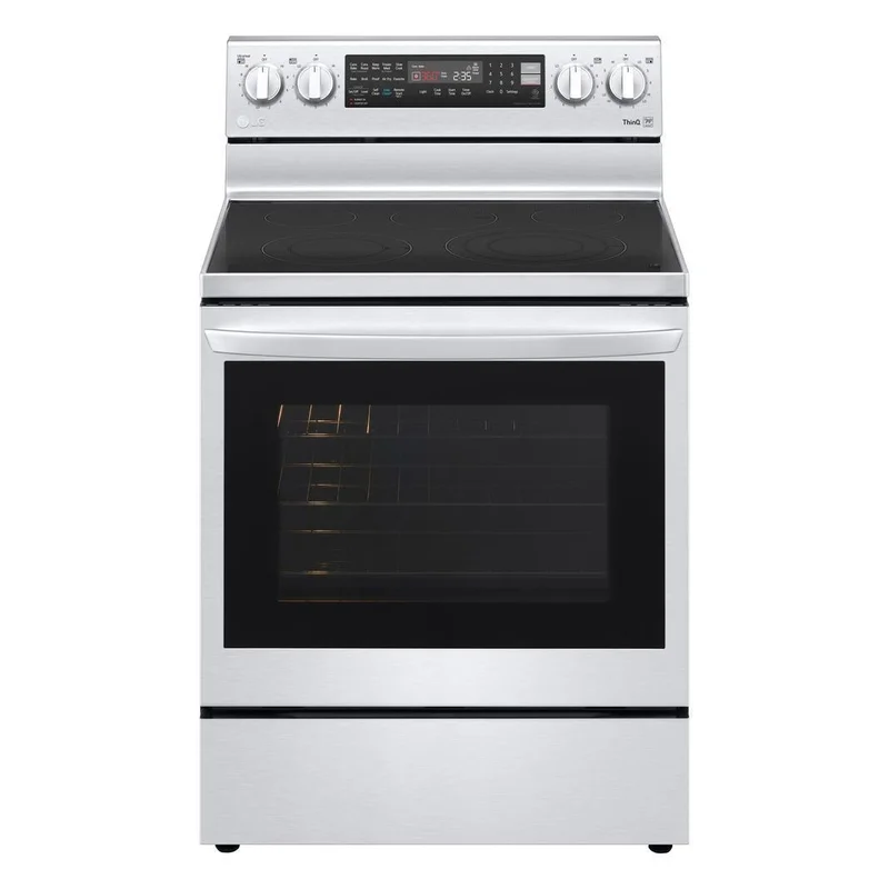 LG - 6.3 cu. ft Electric Range in Stainless - LREL6325F Stainless