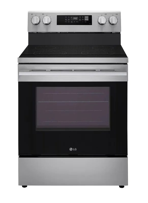 LG - 6.3 cu. ft Electric Range in Stainless - LREN6321VE Stainless