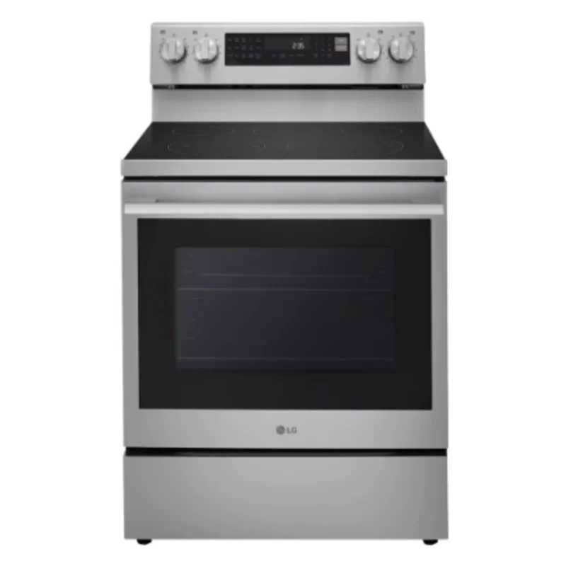 LG - 6.3 cu. ft Electric Range in Stainless - LREN6325XE Stainless