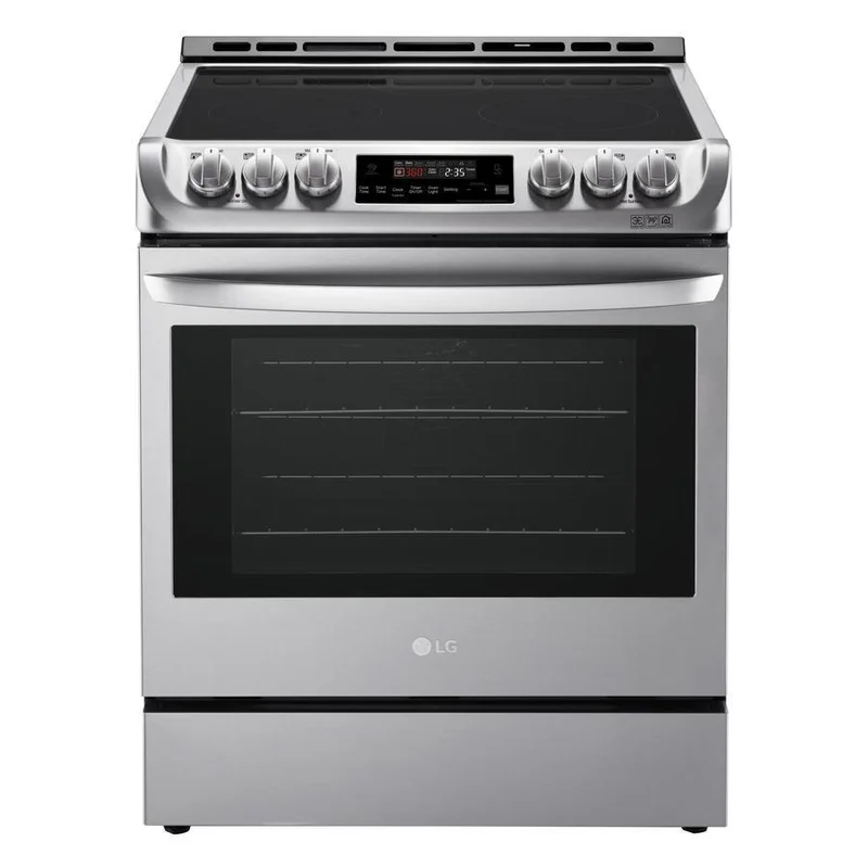 LG - 6.3 cu. ft Electric Range in Stainless - LSE4611ST Stainless