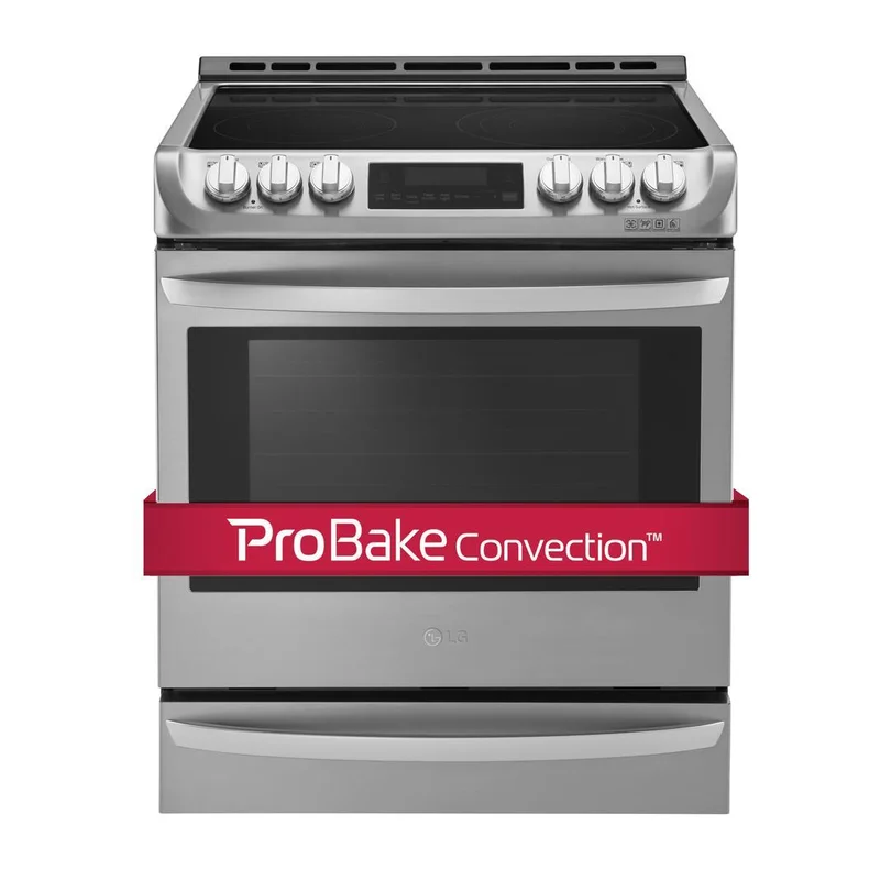 LG - 6.3 cu. ft Electric Range in Stainless - LSE5615ST Stainless