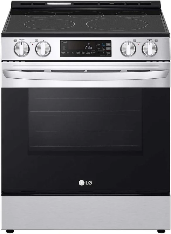 LG - 6.3 cu. ft Electric Range in Stainless - LSEL6331F Stainless