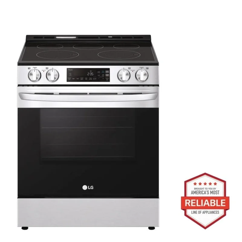 LG - 6.3 cu. ft Electric Range in Stainless - LSEL6331XE Stainless
