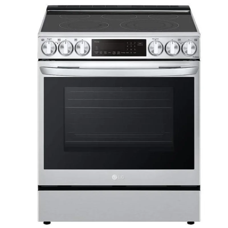 LG - 6.3 cu. ft Electric Range in Stainless - LSEL6335F Stainless
