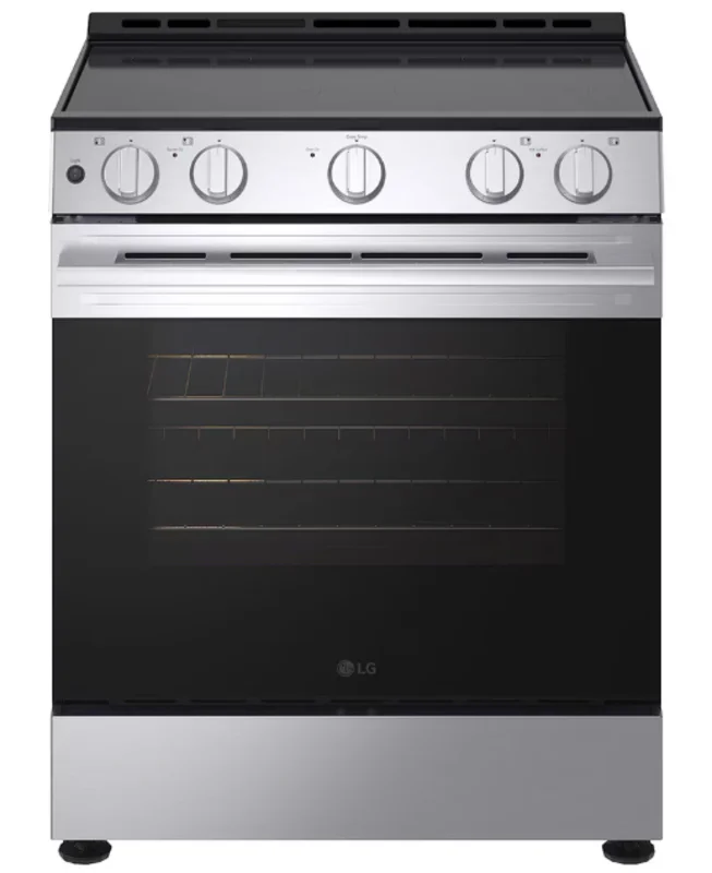 LG - 6.3 cu. ft Electric Range with EasyClean in Stainless - LSEL6330YE Stainless
