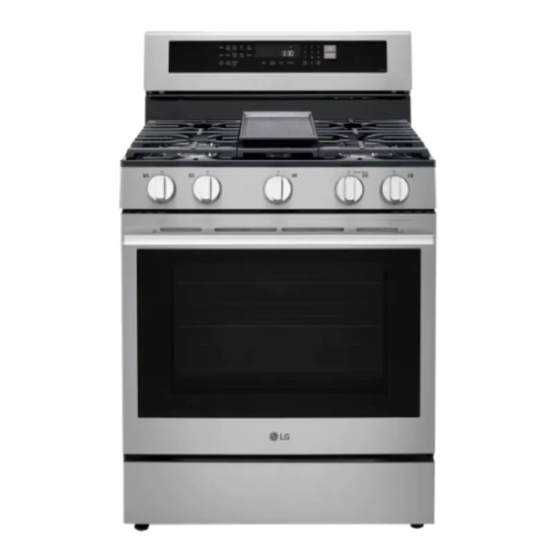 LG - 6.3 cu. ft Gas Range in Stainless - LRGN6325X Stainless