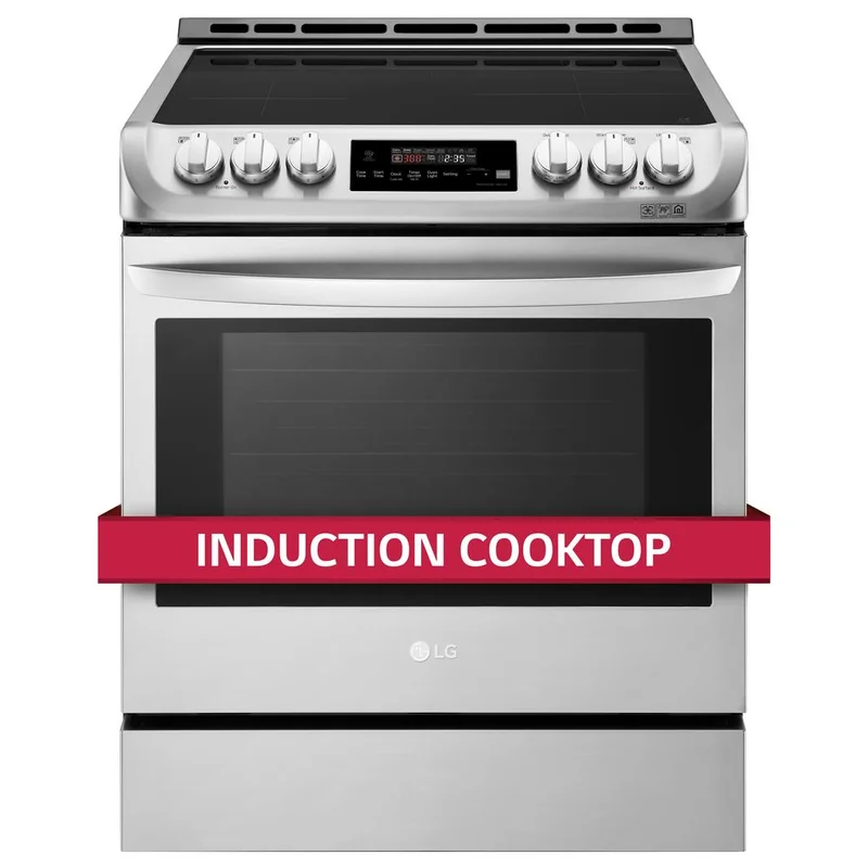 LG - 6.3 cu. ft Induction Range in Stainless - LSE4616ST Stainless