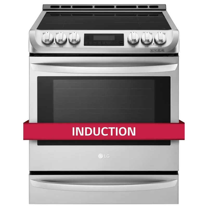 LG - 6.3 cu. ft Induction Range in Stainless - LSE4617ST Stainless
